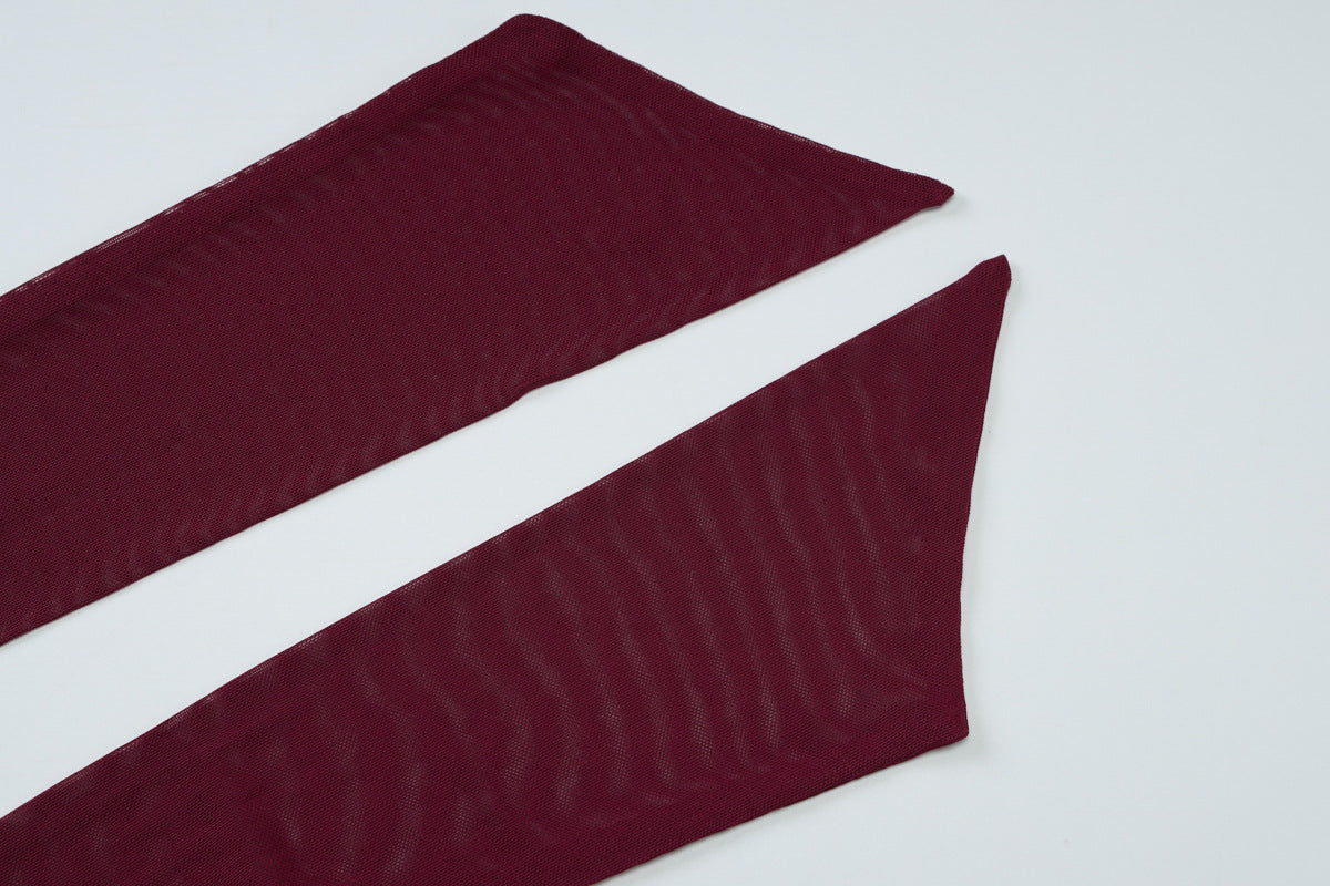 Summer Mesh Stitching Elegant Dress Maxi Dress V neck Halter Backless Sexy Dress Women