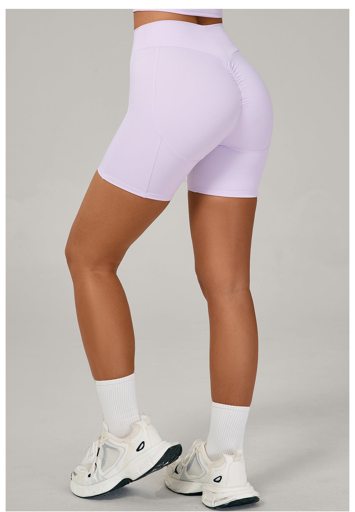 Autumn Sand Yoga Sports Shorts High Waist Tight Peach Hip Breathable Quick-Drying Running Workout Shorts