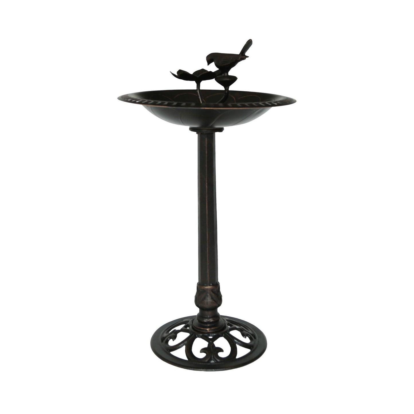 Outdoor Aluminum and Iron Bird Bath himalipasal