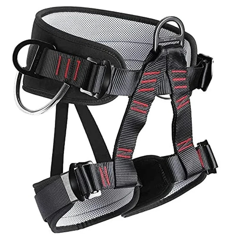 Outdoor Mountaineering Equipment Rescue Safety Belts Professional Half Body Adjustable Shoulder Straps Cave Exploration Supplies himalipasal