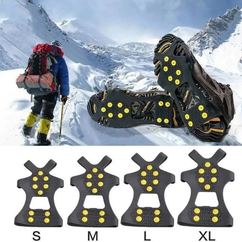 Outdoor Mountaineering Snow Anti-slip Claws Anti-slip Shoe Covers Winter Rock Climbing Anti-slip Shoes Boots Snow Splints himalipasal