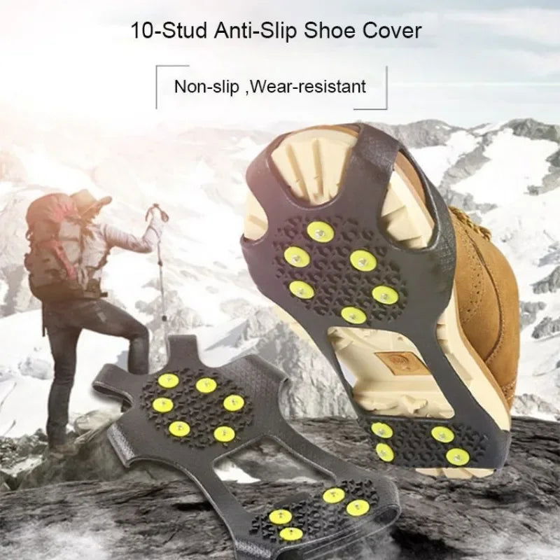 Outdoor Mountaineering Snow Anti-slip Claws Anti-slip Shoe Covers Winter Rock Climbing Anti-slip Shoes Boots Snow Splints himalipasal