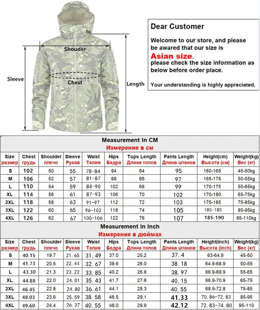 Outdoor Soft Shell Stormsuit Men's Autumn And Winter Plush Warm Coat Mountaineering Waterproof And Windproof Ski Cycling Suit himalipasal