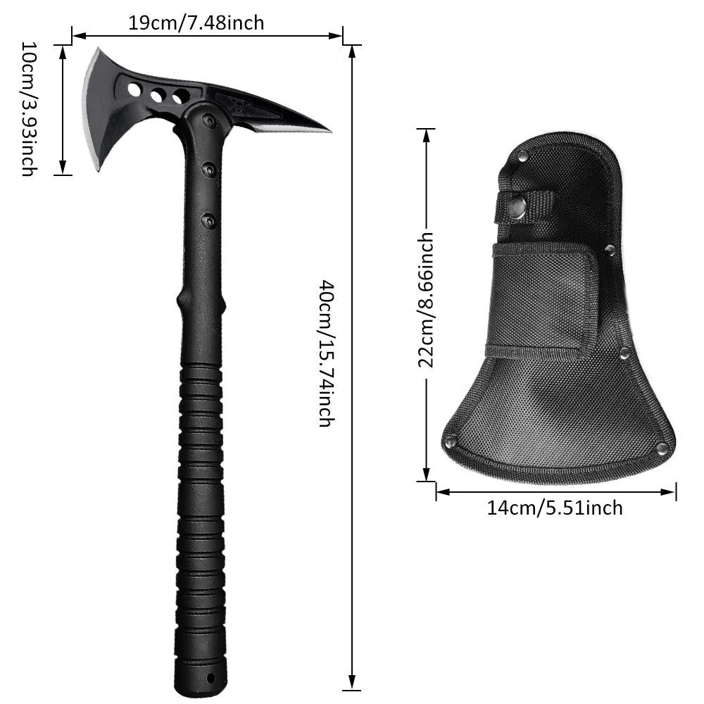 Outdoor Survival Axe Portable Multifunctional Tactical Ax Non-slip Handle Camping Axes Hunting Tomahawk Mountaineering Tool himalipasal