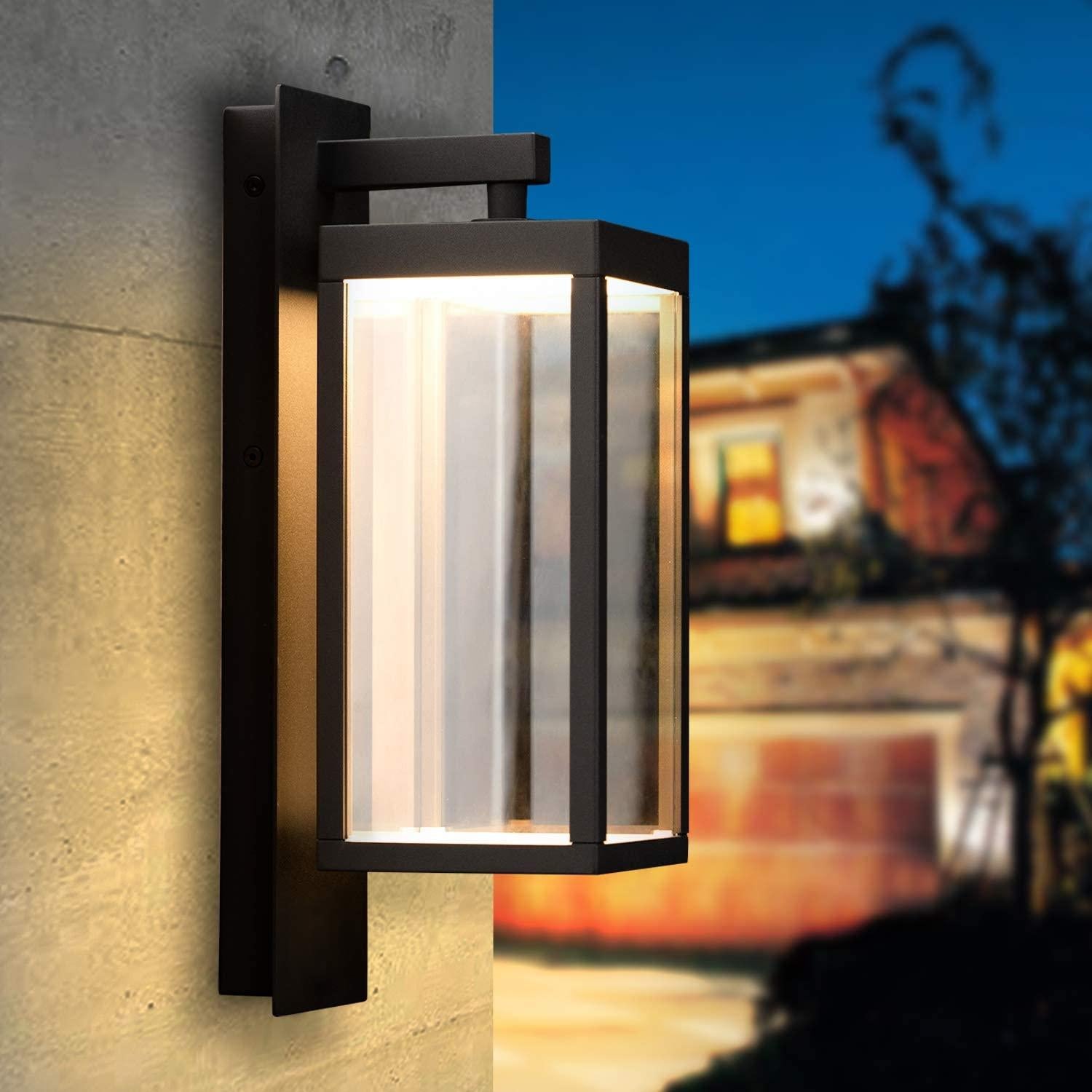 Outdoor Wall Sconce Exterior IP54 Waterproof LED for Porch Entryway Doorway 13W 750Lm 3000K himalipasal