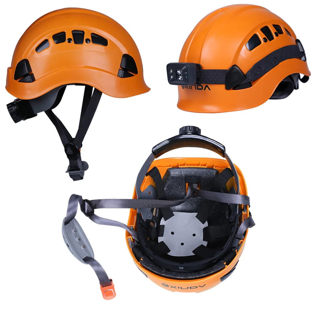 Professional Mountaineer Rock Climbing Safety Helmet Work Rescue Caving Mountaineering Rappelling Gear Equipment himalipasal