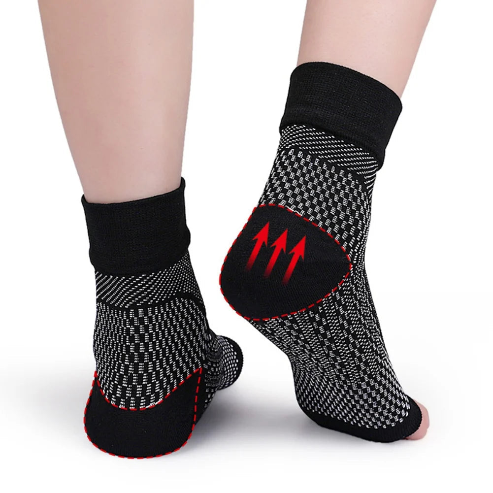 Protective Elastic Shock Absorbing Socks Mountaineering Basketball Ankle Protection Sports Compression Sox himalipasal