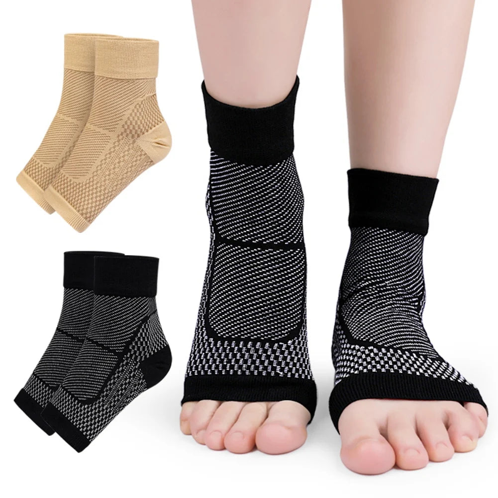 Protective Elastic Shock Absorbing Socks Mountaineering Basketball Ankle Protection Sports Compression Sox himalipasal