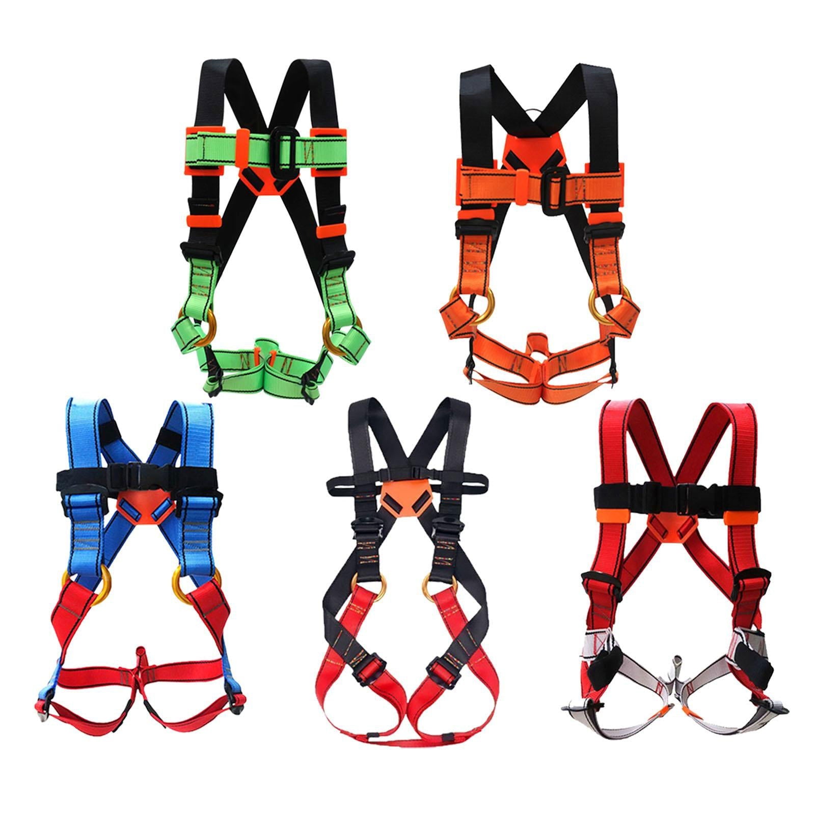 Rock Climbing Safety Harnes Carabiner Full Body Harness Belt for Mountaineering Rappelling Tree Climbing Equipment Accessories himalipasal