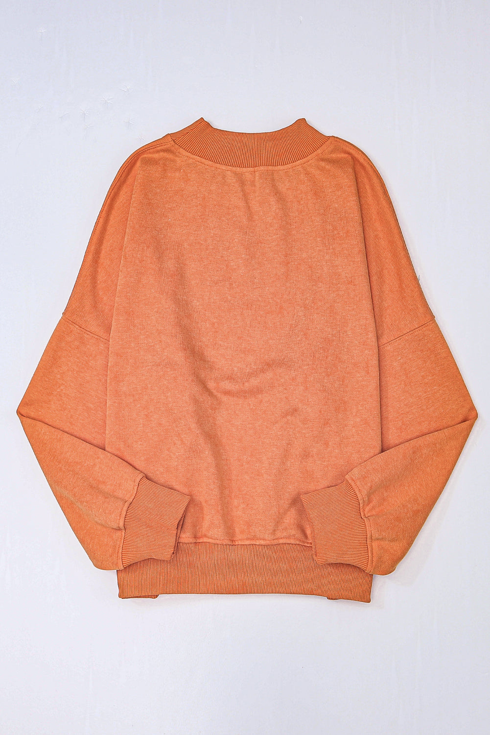 Ruby Plain Drop Shoulder Crew Neck Pullover Sweatshirt himalipasal