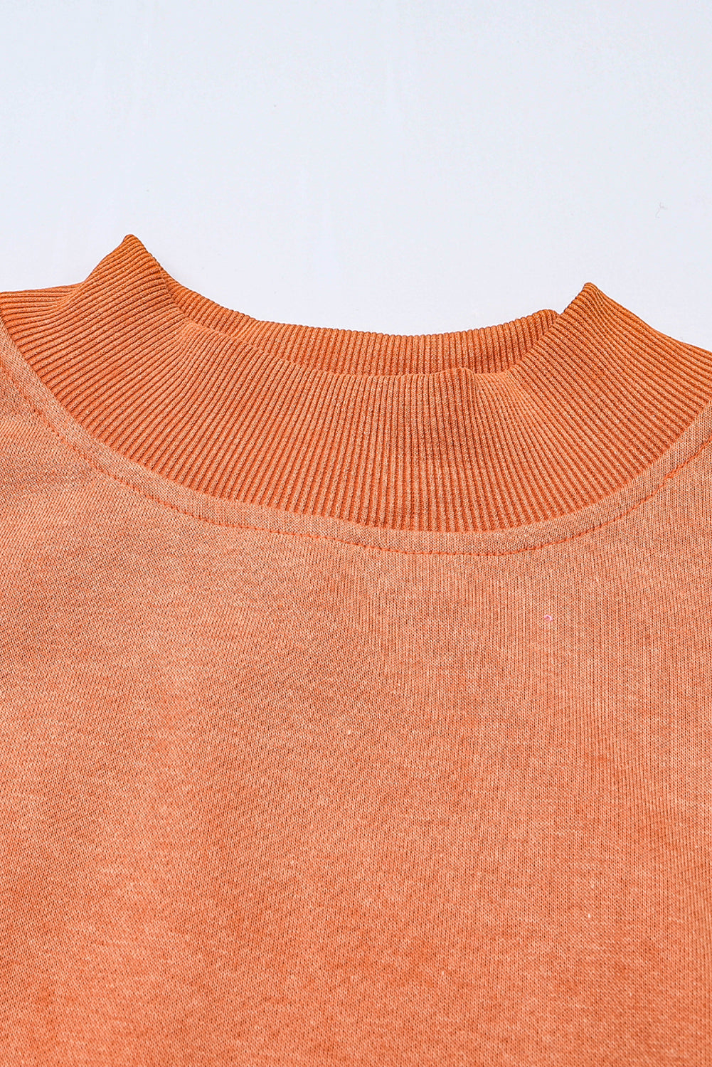 Ruby Plain Drop Shoulder Crew Neck Pullover Sweatshirt himalipasal