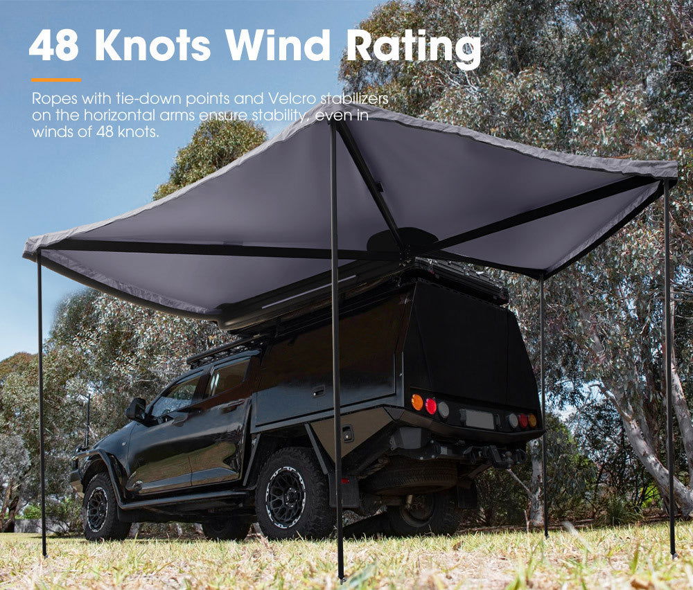 San Hima 270 Degree Free-Standing Awning 600D Double-Ripstop Oxford 4X4 UPF50+ himalipasal