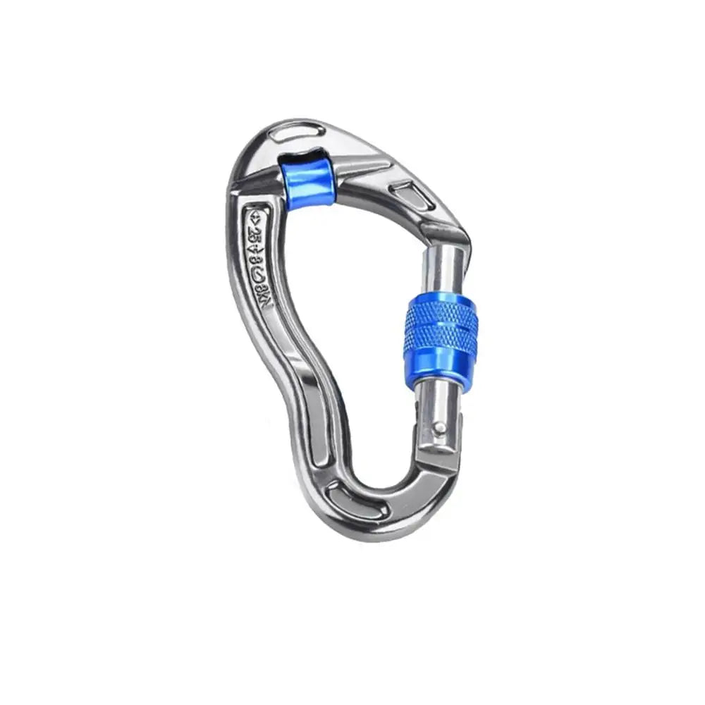 Screwgate Climbing Mountaineering Carabiner Buckle with Pulley Wheel for Tree Carving Arborist Rigging Rappelling himalipasal