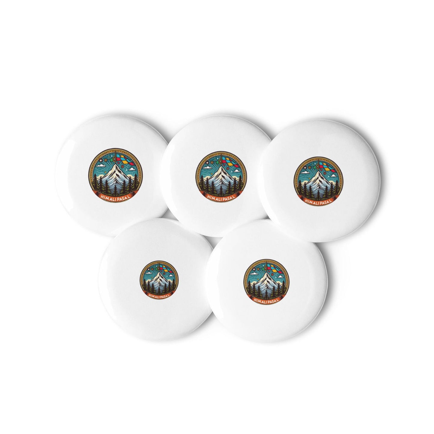 Set of pin buttons himalipasal