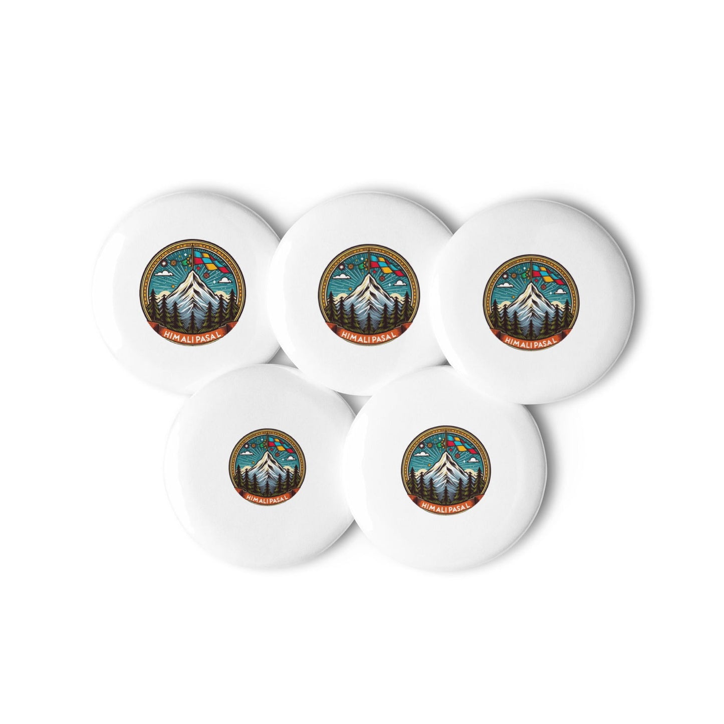 Set of pin buttons himalipasal