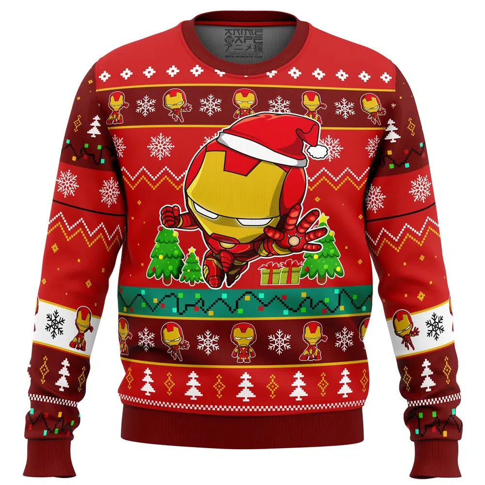 New 2025 Christmas Gift Ugly Sweater Men's Hot Selling AutumnWinter Oversized 3D Printed O-Collar Pullover Christmas Clothing