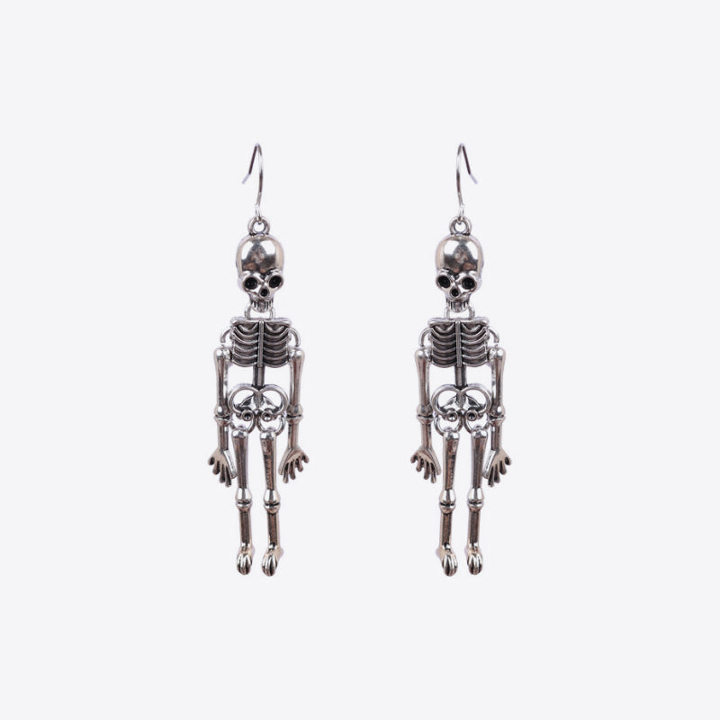 Skeleton Alloy Earrings himalipasal