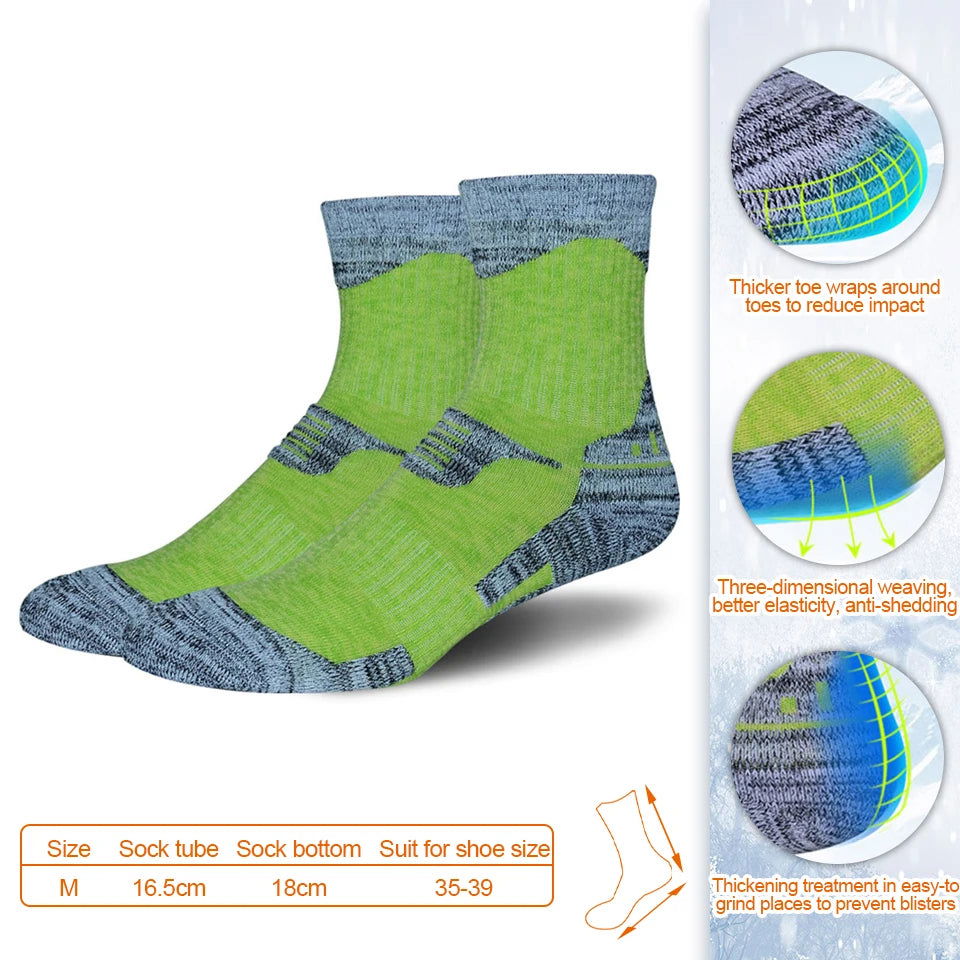 Skiing Socks Winter Unisex Thicken Warmth Mountaineering Snowboard Hiking Moisture Wicking Cold-Proof Outdoor Sports Socks himalipasal