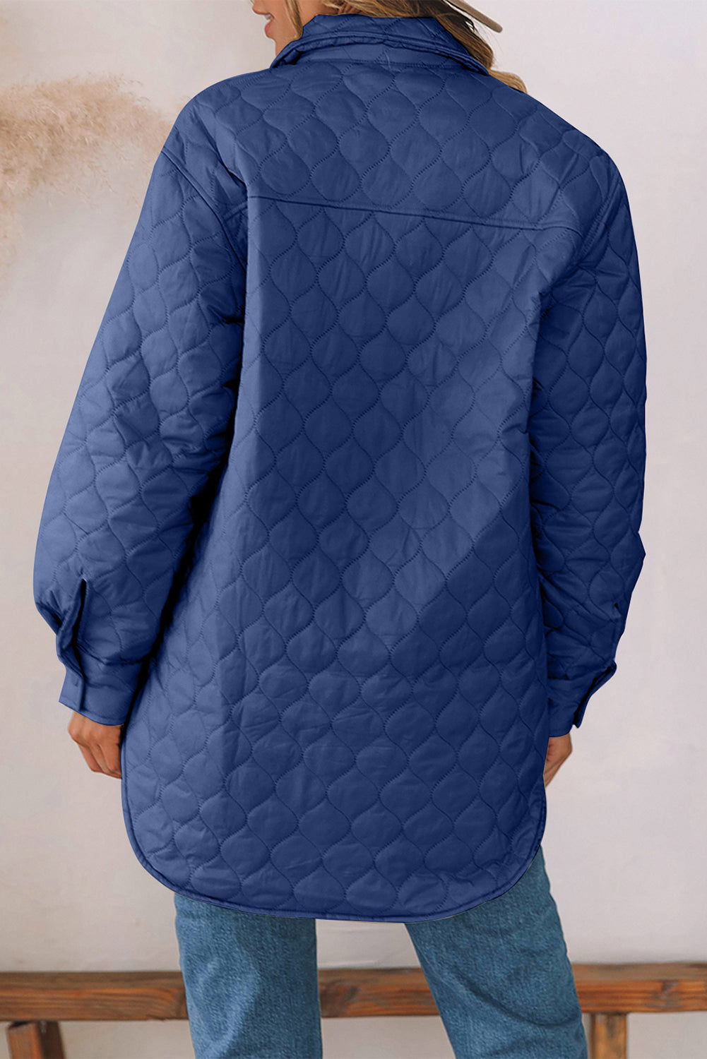 Snap Down Collared Winter Coat himalipasal