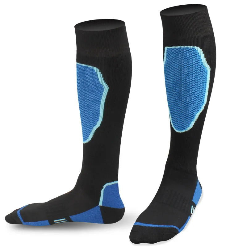 Sport Ski Socks for Men & Women Athletic Fitness Outdoor Hiking Mountaineering Roller Skate Thick Breathable Compression Socks himalipasal