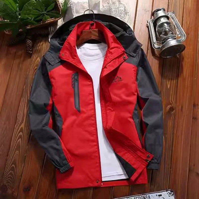 Spring and Autumn Men's Hiking Jakets Outdoors Couple Jacket Mountaineering Suit Windproof Waterproof Casual Loose Camping Coat himalipasal