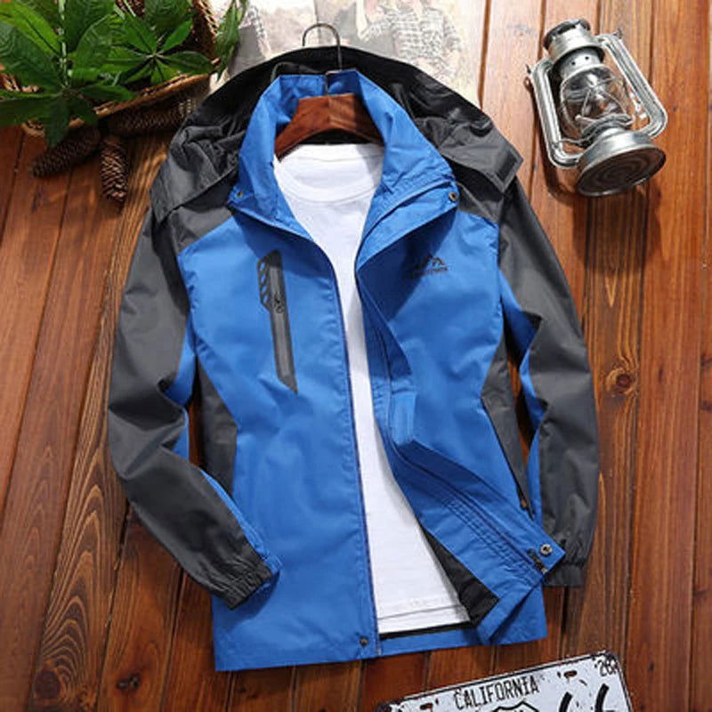 Spring and Autumn Men's Hiking Jakets Outdoors Couple Jacket Mountaineering Suit Windproof Waterproof Casual Loose Camping Coat himalipasal