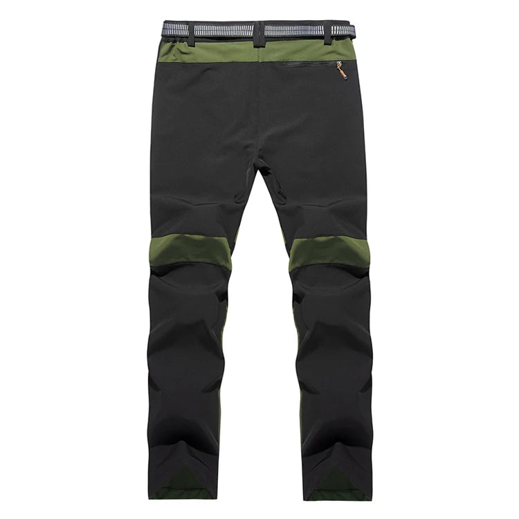 TRVLWEGO Summer Men Outdoor Quick Dry Sport Hiking Pants Solid Elastic Polyester Trousers Mountaineering Trekking Running himalipasal