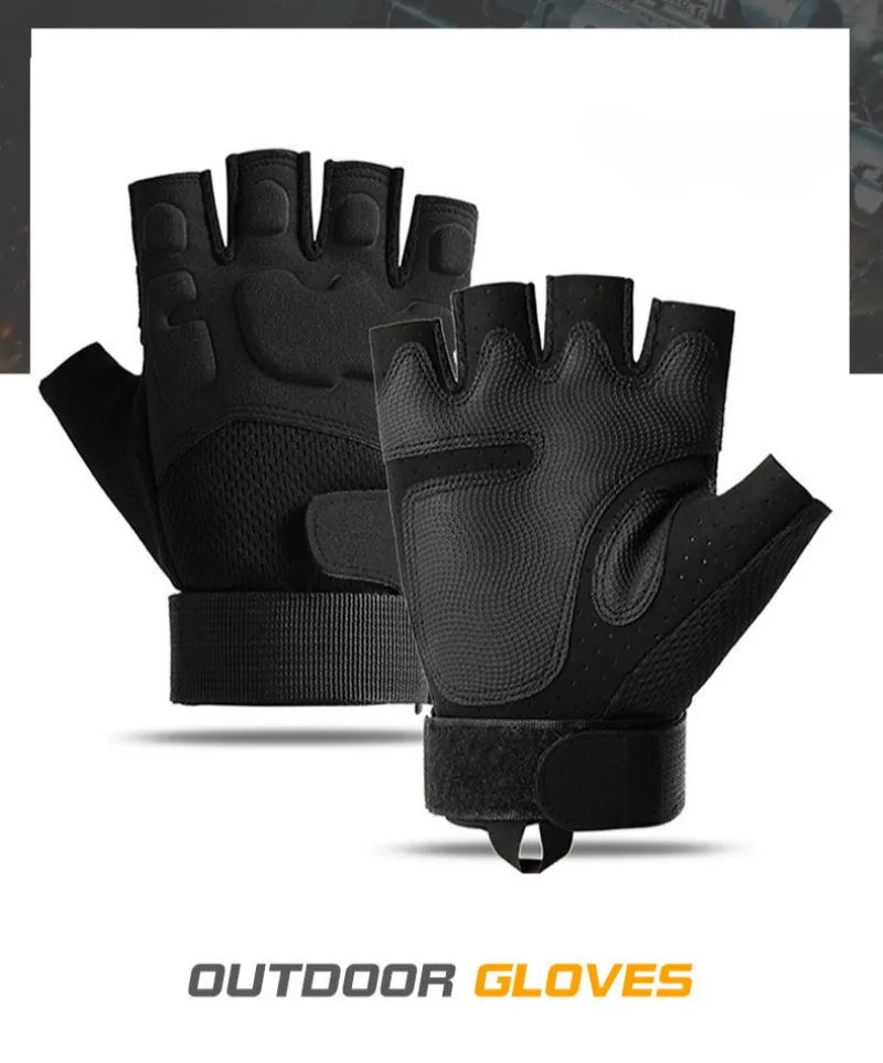 Tactical Gloves Black Eagle Seal Combat Training Breathable Anti Slip Special Forces Male Fitness Cycling Mountaineering himalipasal