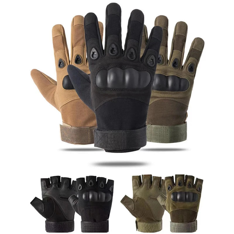 Tactical Gloves Male Special Forces Long Finger Combat Anti Cutting And Anti Slip Gloves Riding Fitness Mountaineering Gloves himalipasal