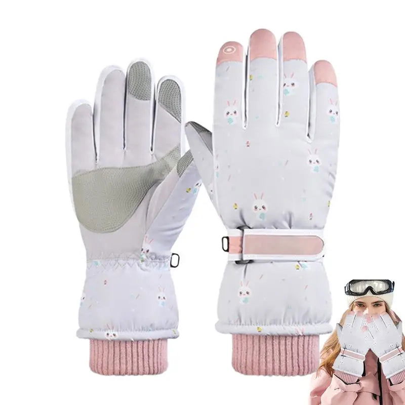 Thermal Snow Gloves For Women High Dexterity Touchscreen Sports Gloves Warm Winter Gear For Mountaineering Motorcycling Running himalipasal