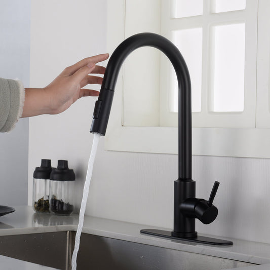 Touch Kitchen Faucet with Pull Down Sprayer himalipasal