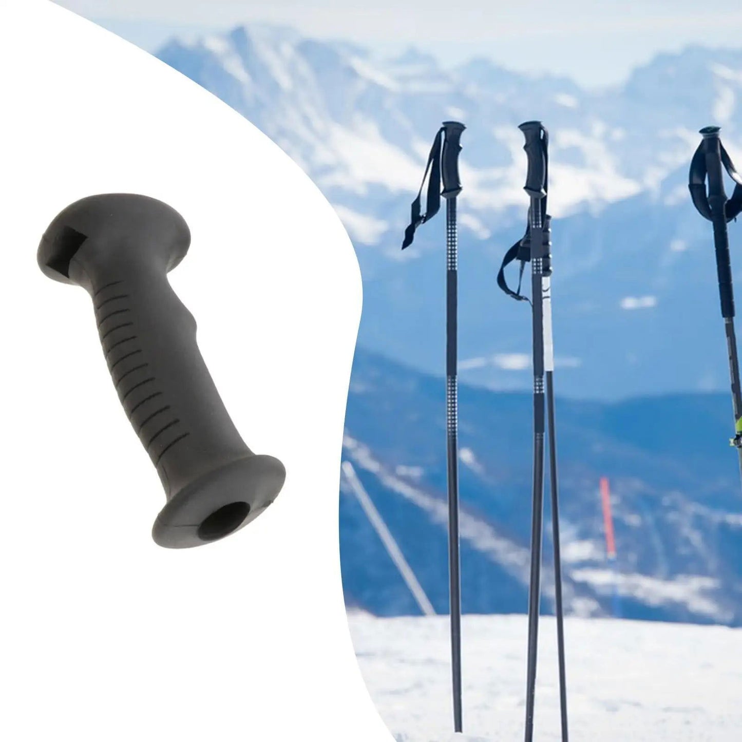 Trekking Rod Handle Replacement Walking Rod Cane Hand Grip for Camping Mountaineering Climbing Outdoor Photography Crutch himalipasal