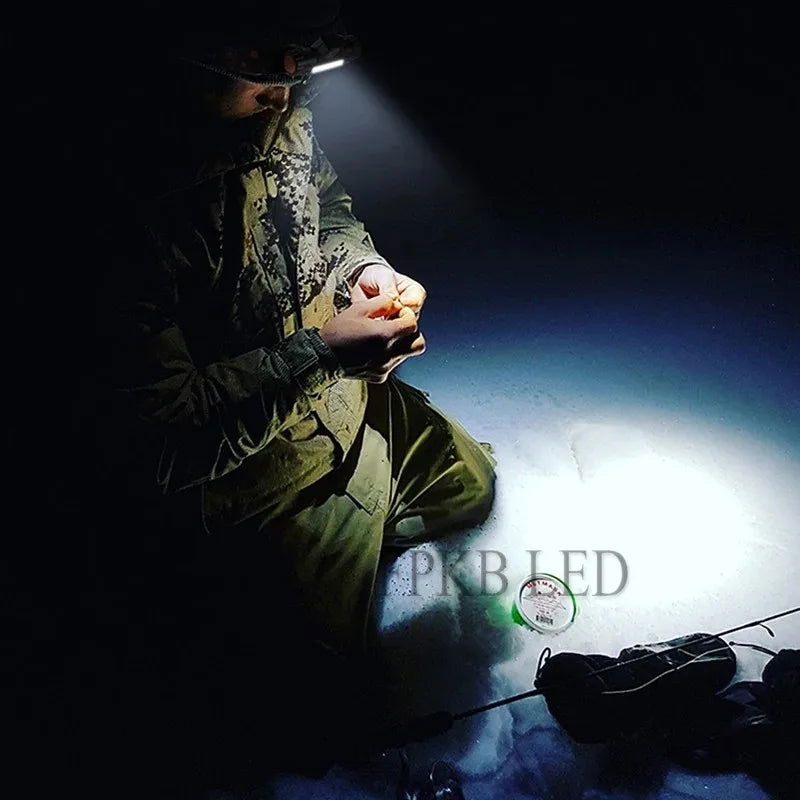 USB Rechargeable LED Flashlight Lighting Headlamps Night Outdoors Fishing Camping Mountaineering Lights Waterproof Headlight himalipasal