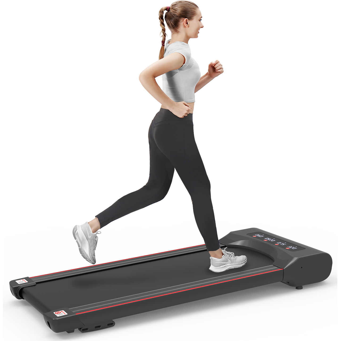 Under Desk Treadmill Machine 300 LB Capacity Walking Pad for Home Office himalipasal