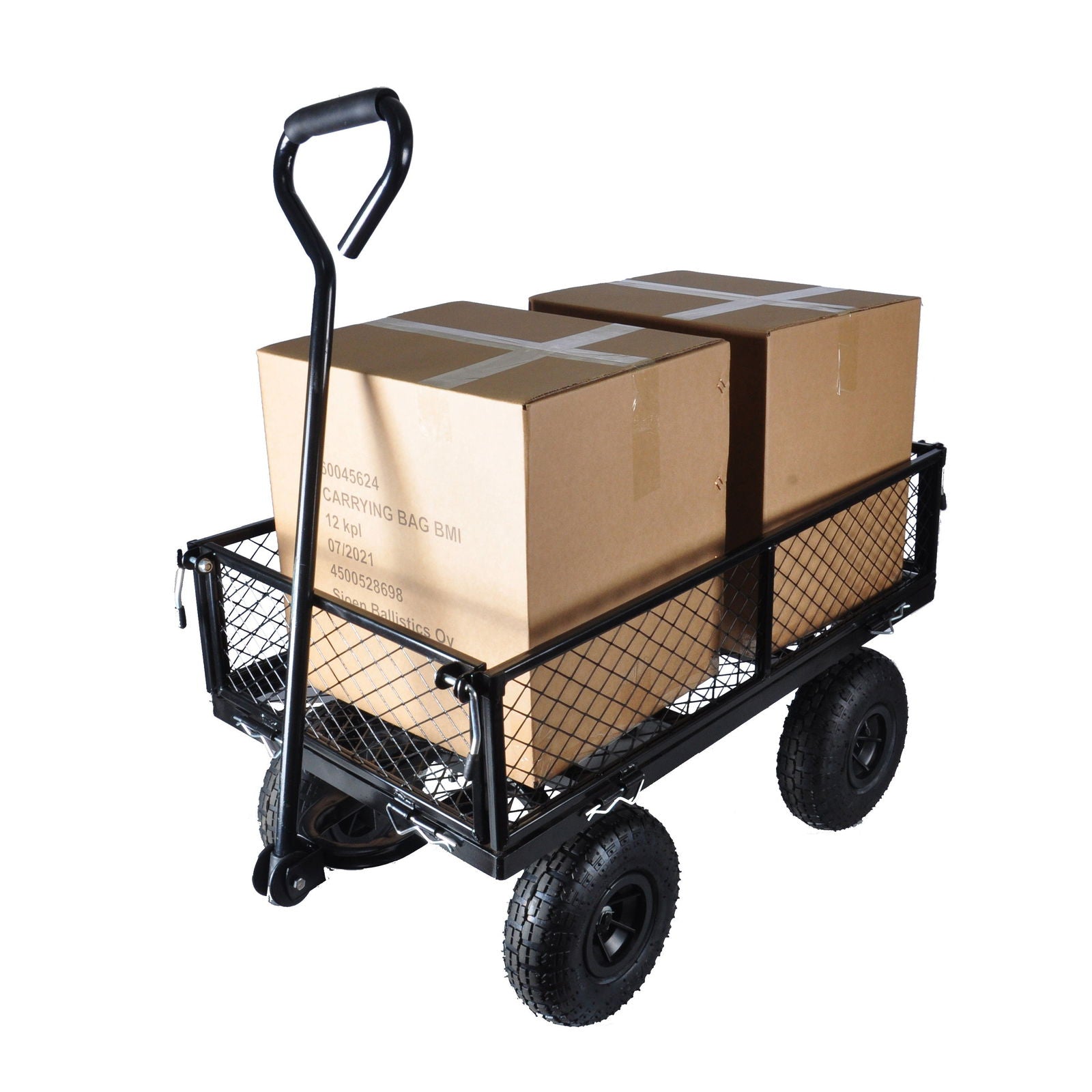 Wagon Cart Garden cart trucks make it easier to transport firewood TC1840BKG himalipasal