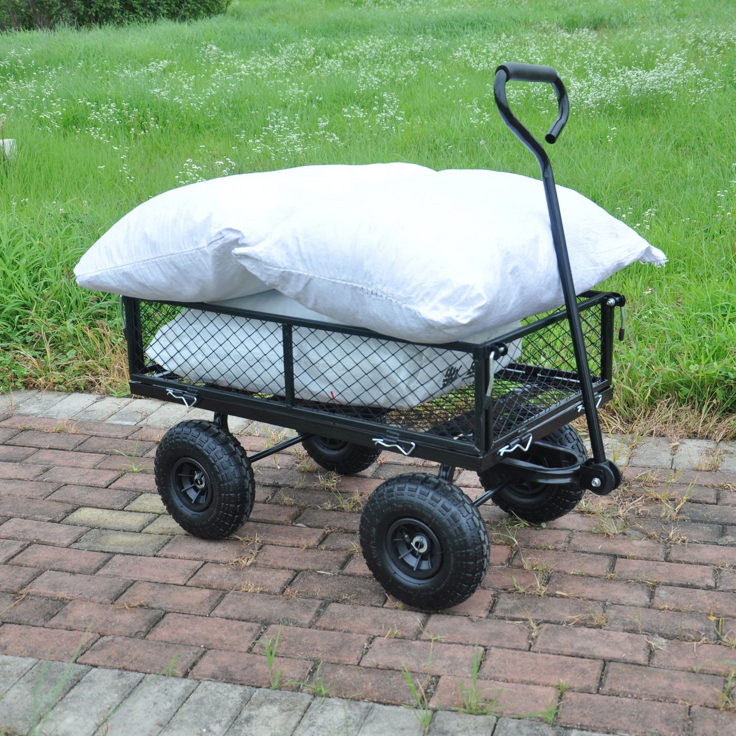 Wagon Cart Garden cart trucks make it easier to transport firewood TC1840BKG himalipasal