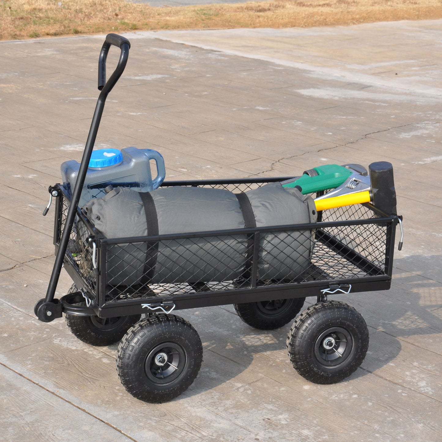 Wagon Cart Garden cart trucks make it easier to transport firewood TC1840BKG himalipasal