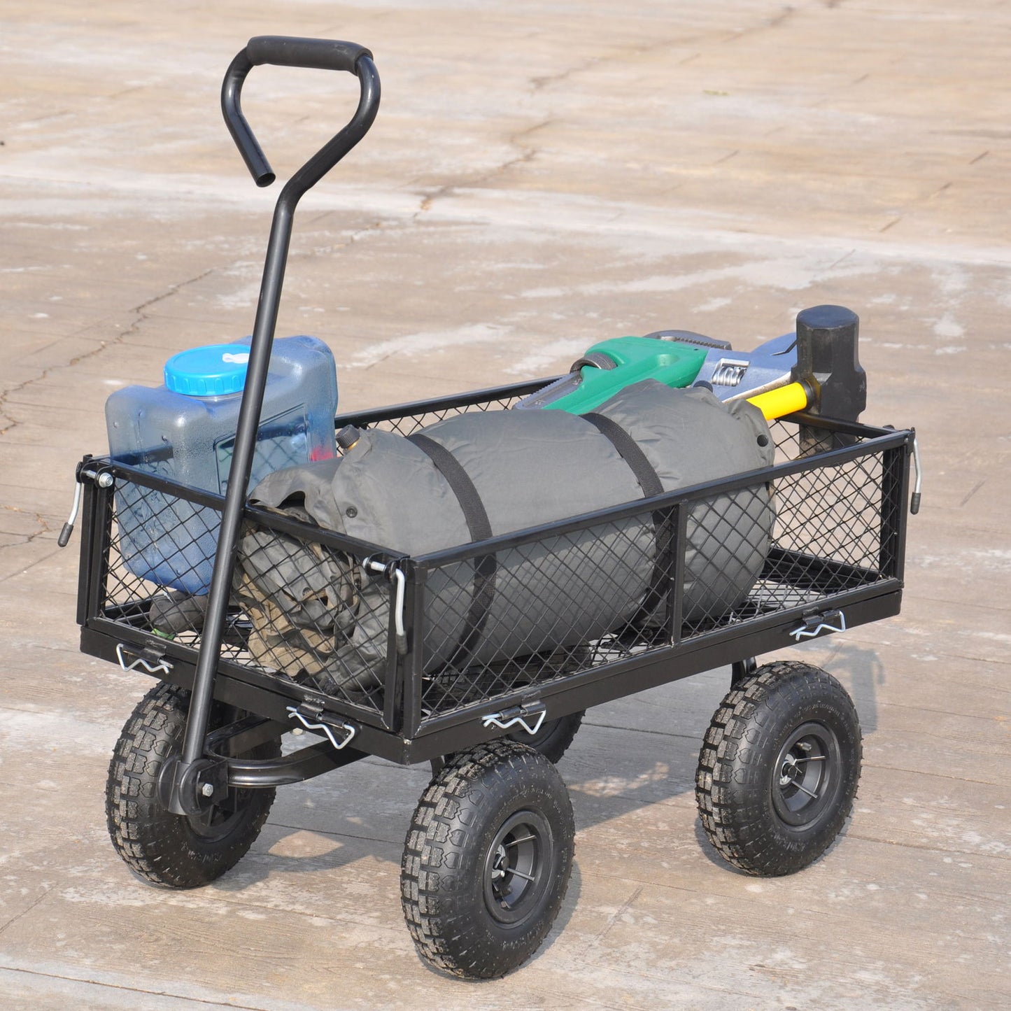 Wagon Cart Garden cart trucks make it easier to transport firewood TC1840BKG himalipasal