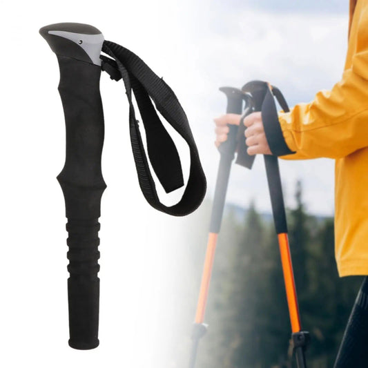 Walking Cane Hand Grip, Lightweight Antishock Trekking Rod Handle, for Mountaineering Travel Sports Outdoor Activities Climbing himalipasal