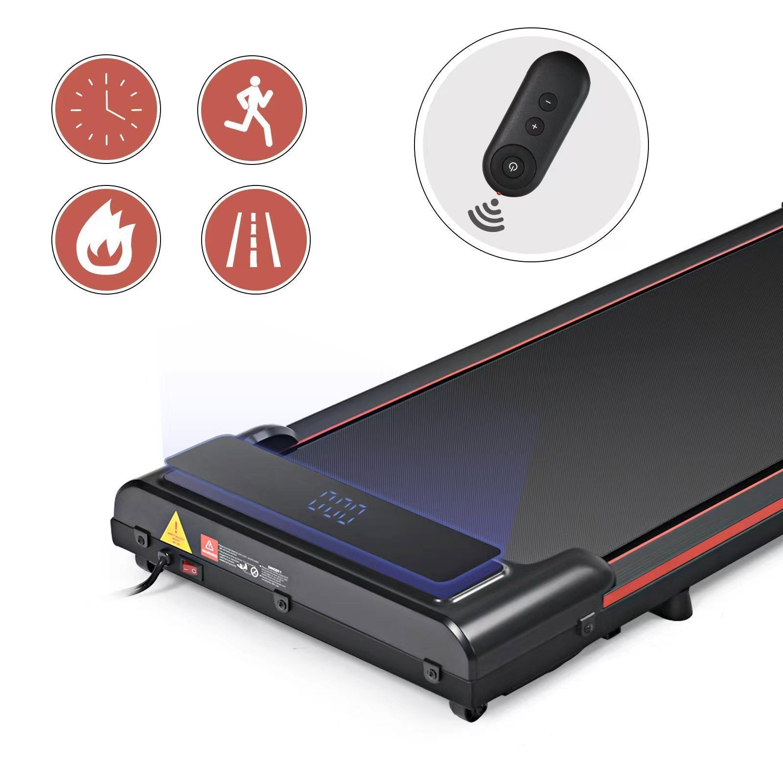 Walking Pad 300 lb Capacity, Desk Treadmill for Home Office, Protable Treadmill Under Desk, Walking Treadmills for Home,0.6 to 3.8 mph Portable Treadmill himalipasal