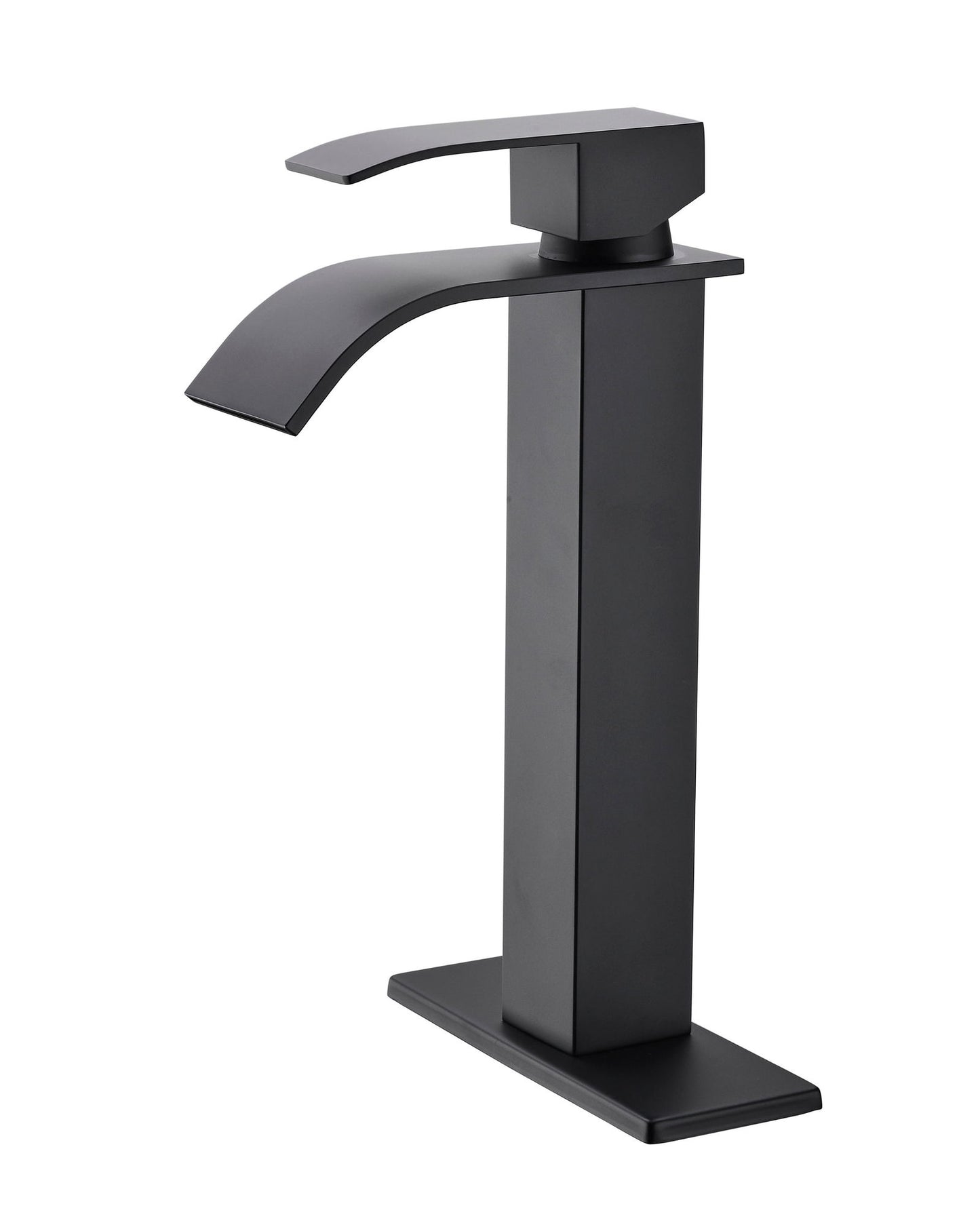 Waterfall Spout Bathroom Faucet,Single Handle Bathroom Vanity Sink Faucet himalipasal