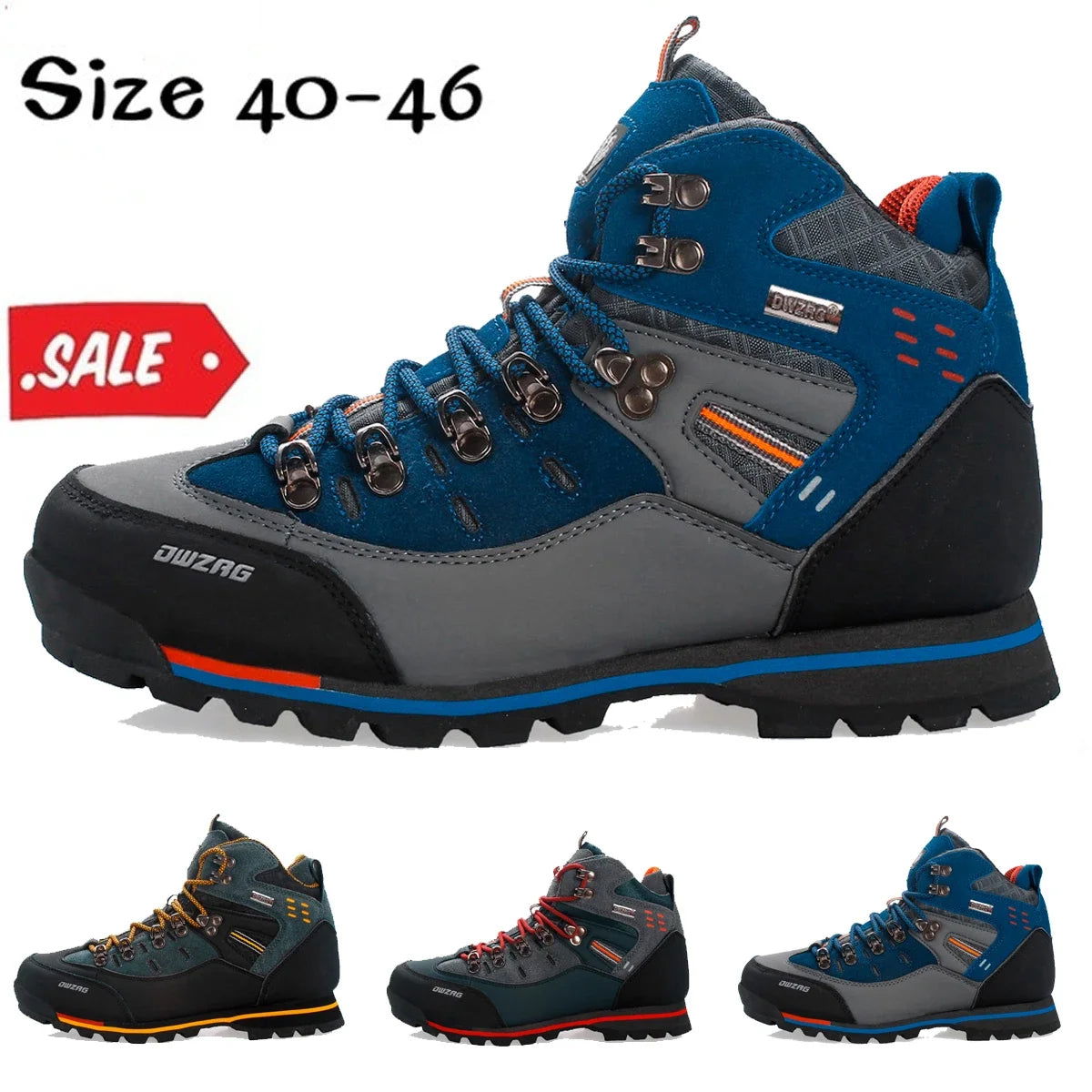 Waterproof Hiking Outdoor Trekking Boots Men Winter Mountain Climbing Mountaineering Camping Shoes Fashion Casual Snow Boots himalipasal