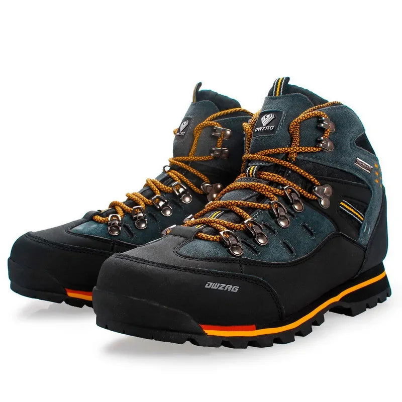 Waterproof Hiking Outdoor Trekking Boots Men Winter Mountain Climbing Mountaineering Camping Shoes Fashion Casual Snow Boots himalipasal