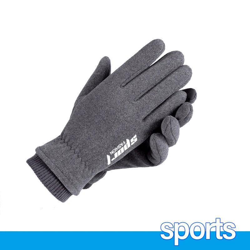 Winter Cold and Warm Skiing Insulation Plus Velvet Sports Cycling Motorcycle Windproof Mountaineering Touch Screen Gloves himalipasal