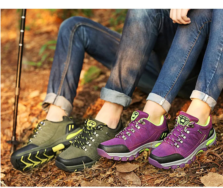 Women Hiking Shoes Outdoor trekking Sports Climbing Camping Boots Non-slip Waterproof Walking Jogging Trainers Sneakers Lace Up himalipasal