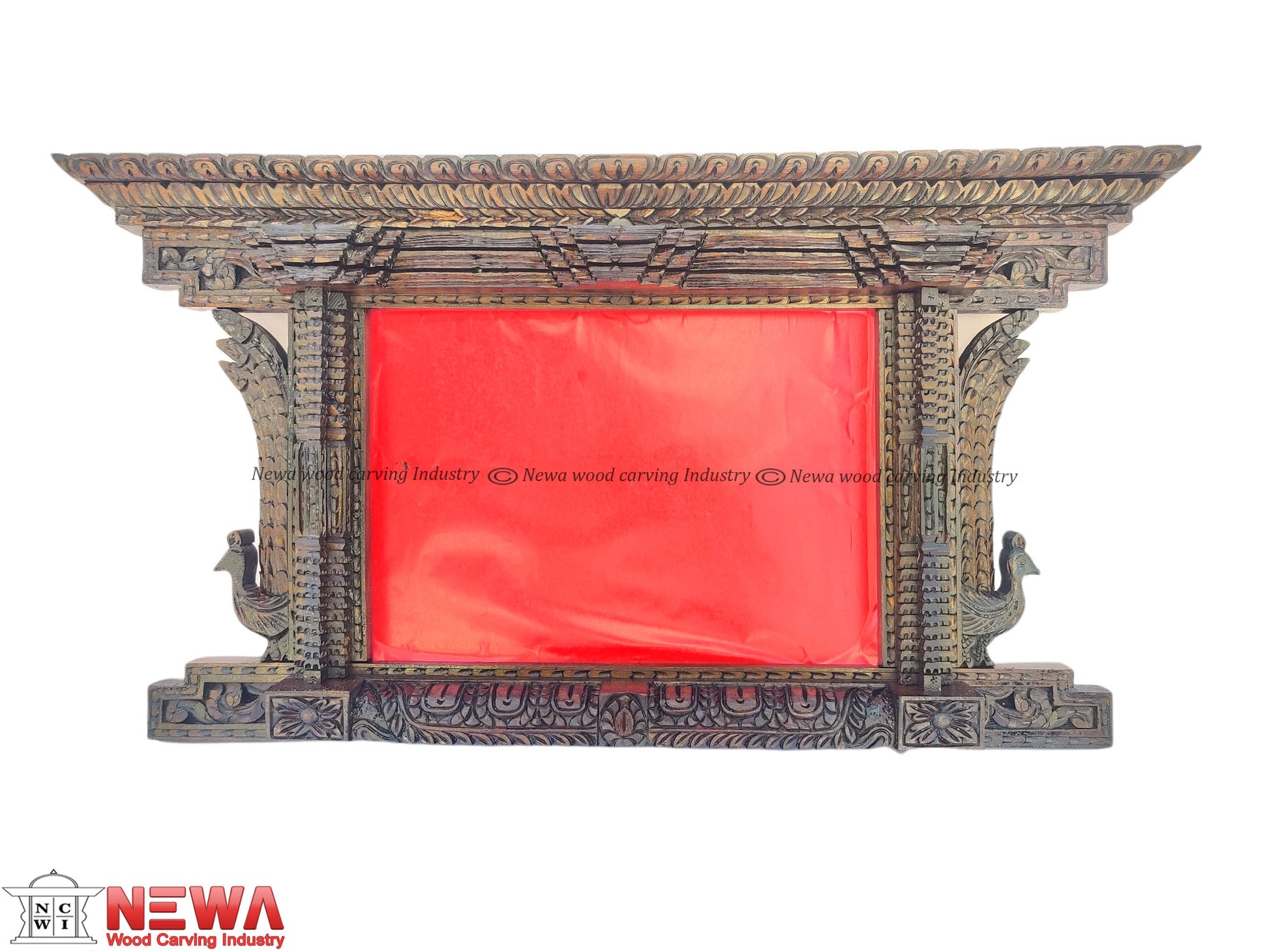 Wooden Fine Carved Photo Frame himalipasal