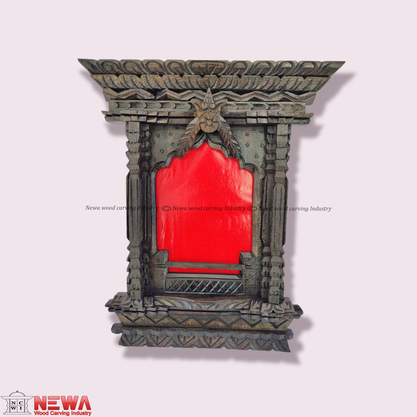 Wooden Nepali Hand Carved Photo Frame himalipasal