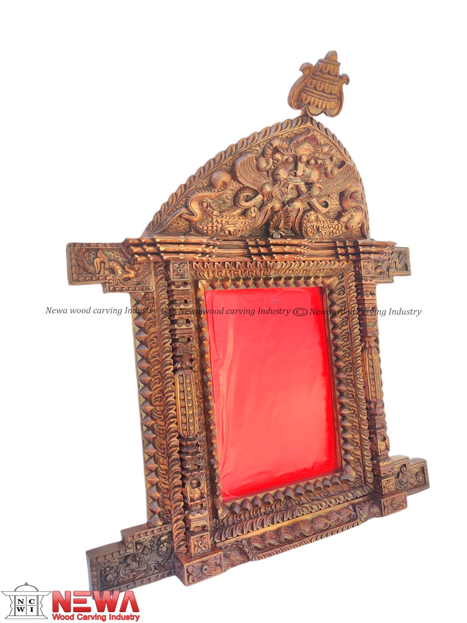 Wooden Royal Tolan Heavy Carved Photo Frame himalipasal