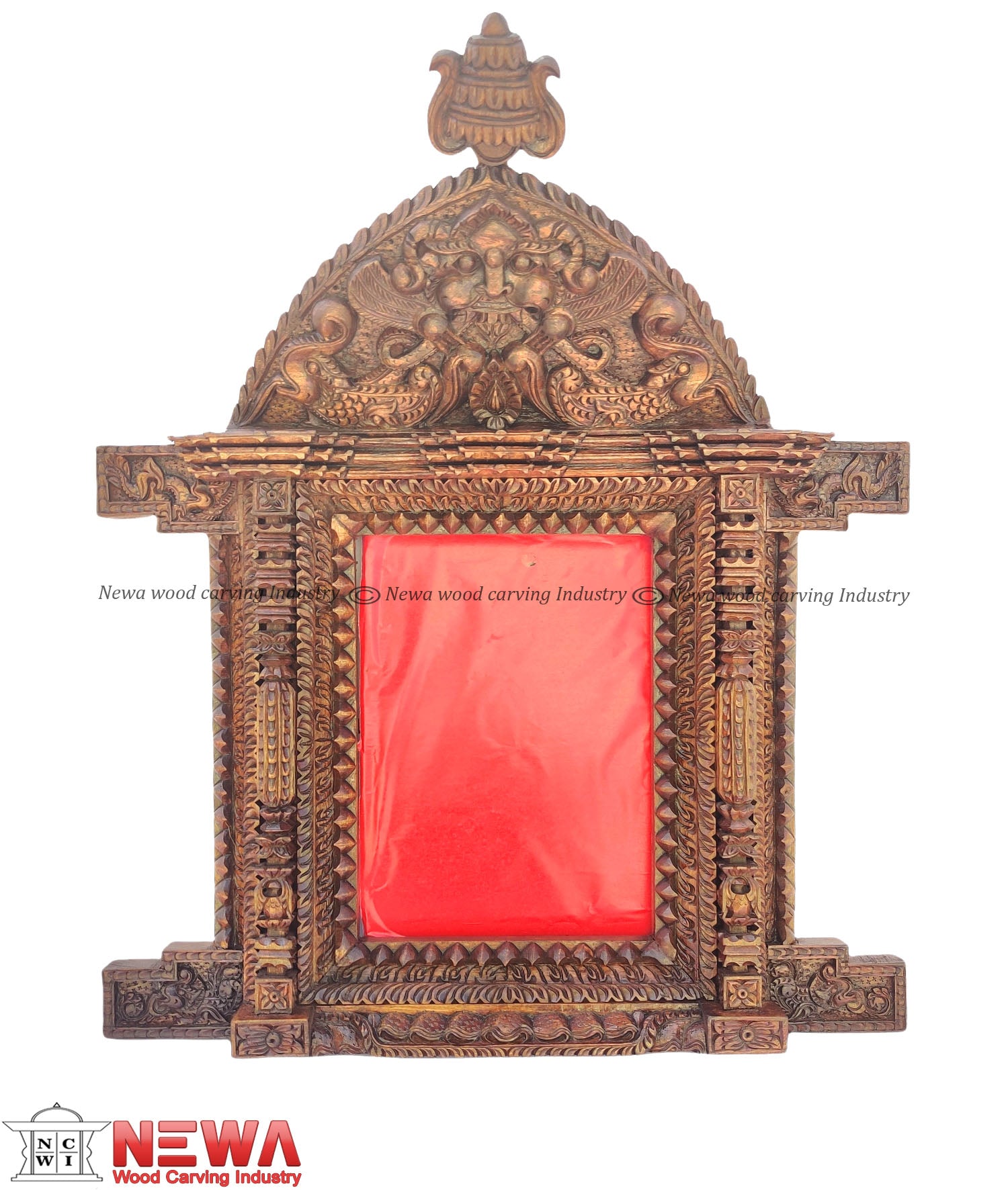 Wooden Royal Tolan Heavy Carved Photo Frame himalipasal