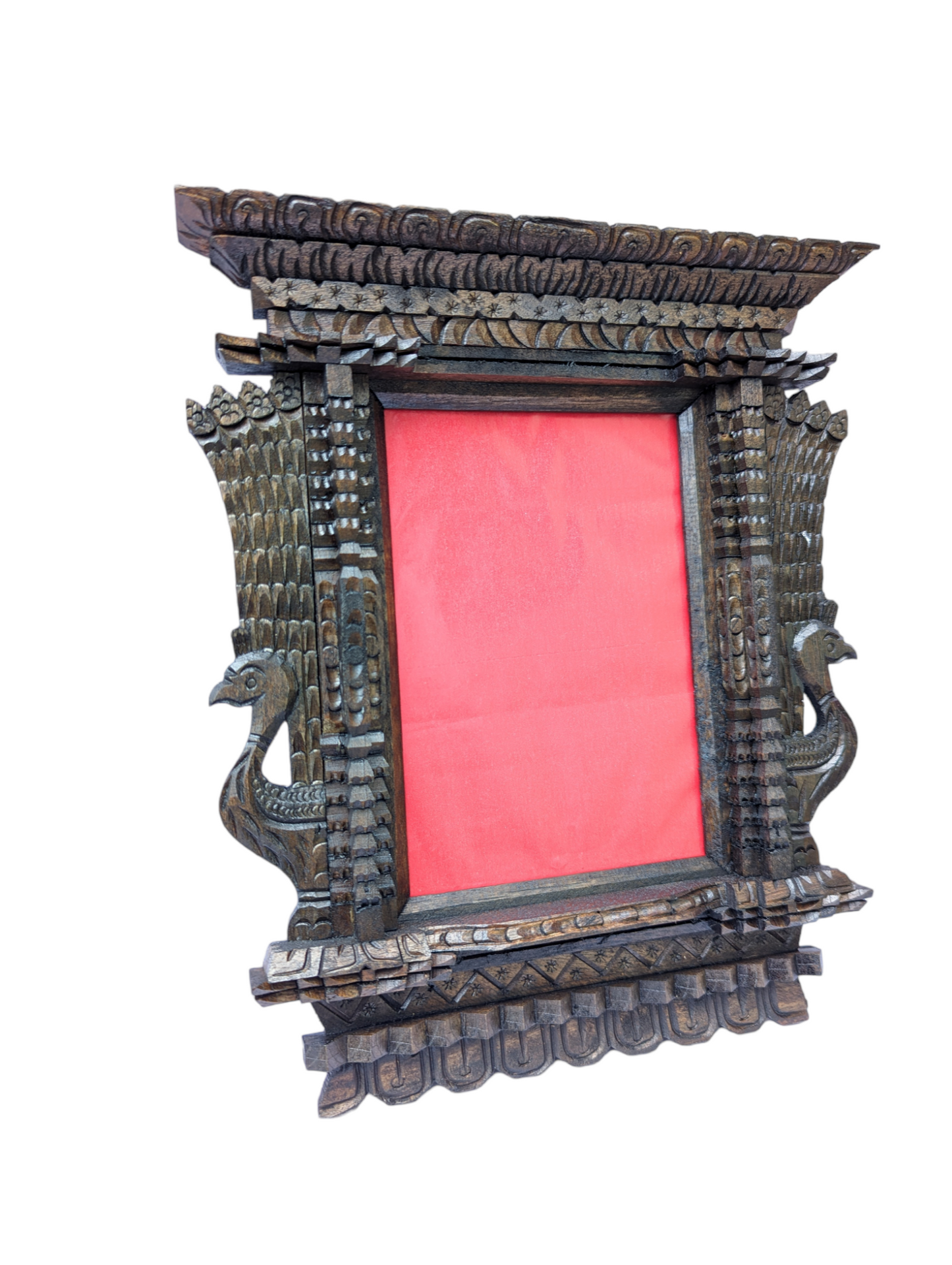 Wooden Side Peacock Frame himalipasal